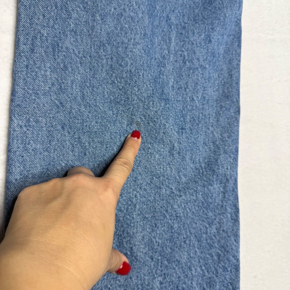 Abercrombie Fitch Authentic Rigid Denim Baggy Jeans Medium Wash Women Size 29x32 - Picture 5 of 6